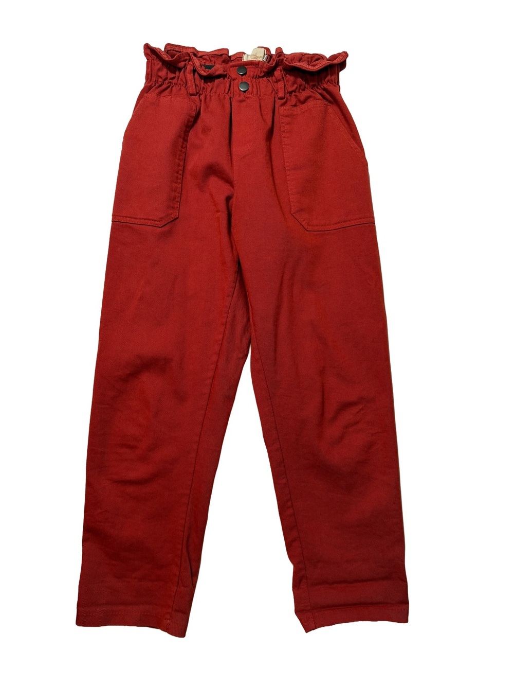 Paperbag red pants